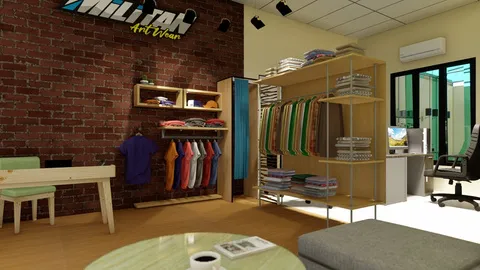 Interior Militan Store, Mojokerto